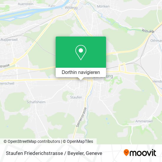Staufen Friederichstrasse / Beyeler Karte