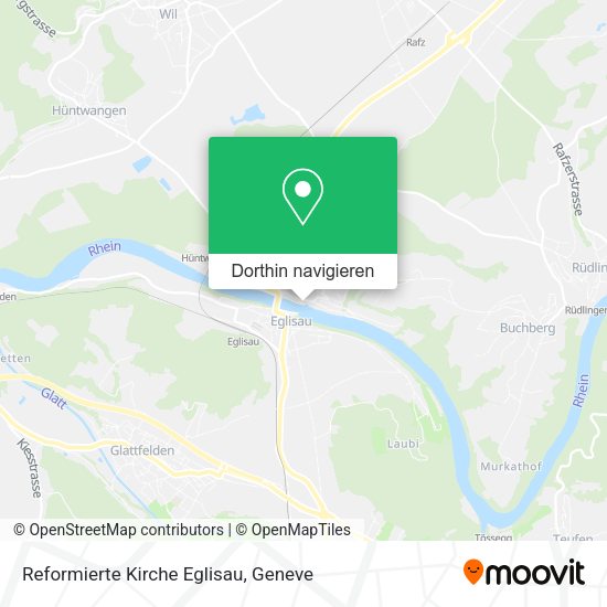 Reformierte Kirche Eglisau Karte