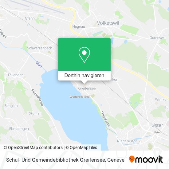Schul- Und Gemeindebibliothek Greifensee Karte