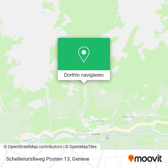 Schellenursliweg Posten 13 Karte