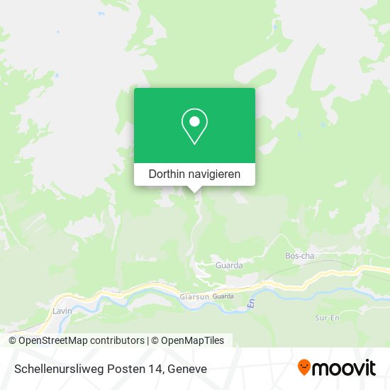 Schellenursliweg Posten 14 Karte