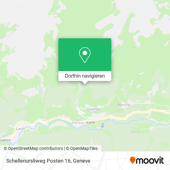 Schellenursliweg Posten 16 Karte
