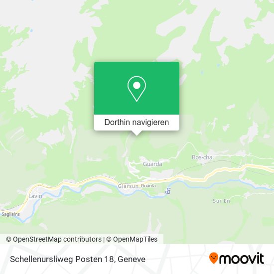 Schellenursliweg Posten 18 Karte