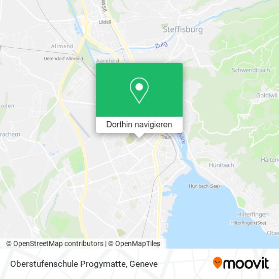 Oberstufenschule Progymatte Karte