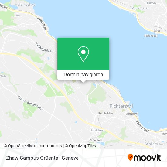 Zhaw Campus Grüental Karte