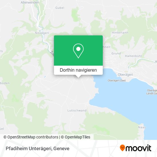 Pfadiheim Unterägeri Karte