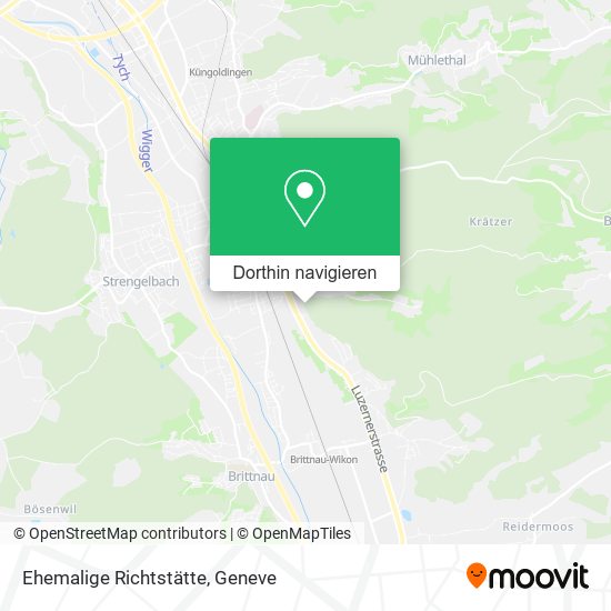 Ehemalige Richtstätte Karte