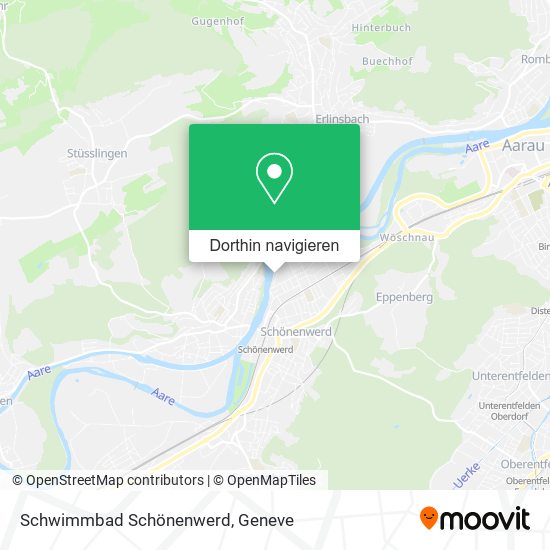 Schwimmbad Schönenwerd Karte