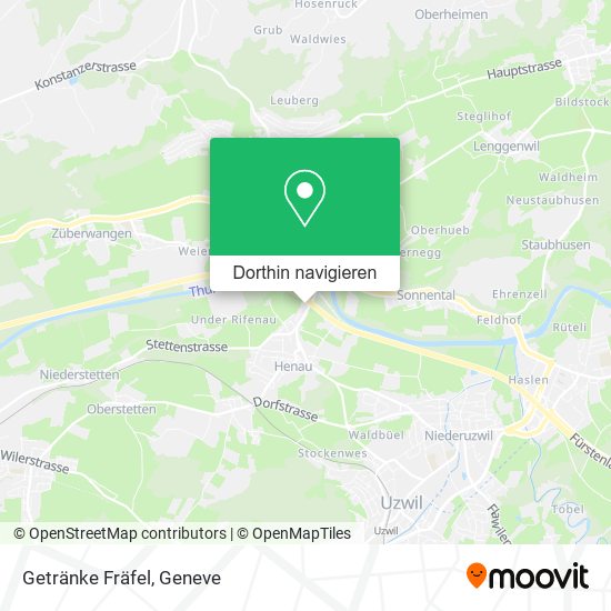Getränke Fräfel Karte