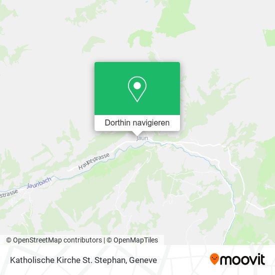 Katholische Kirche St. Stephan Karte