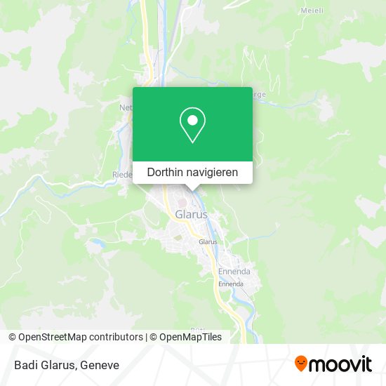 Badi Glarus Karte