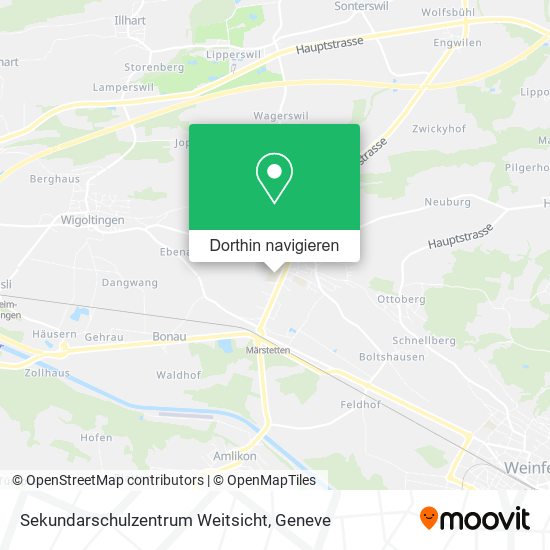 Sekundarschulzentrum Weitsicht Karte