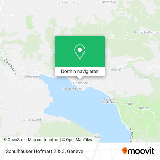 Schulhäuser Hofmatt 2 & 3 Karte