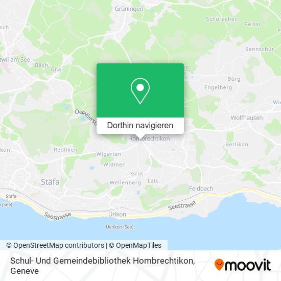 Schul- Und Gemeindebibliothek Hombrechtikon Karte