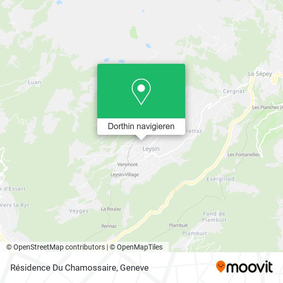 Résidence Du Chamossaire Karte