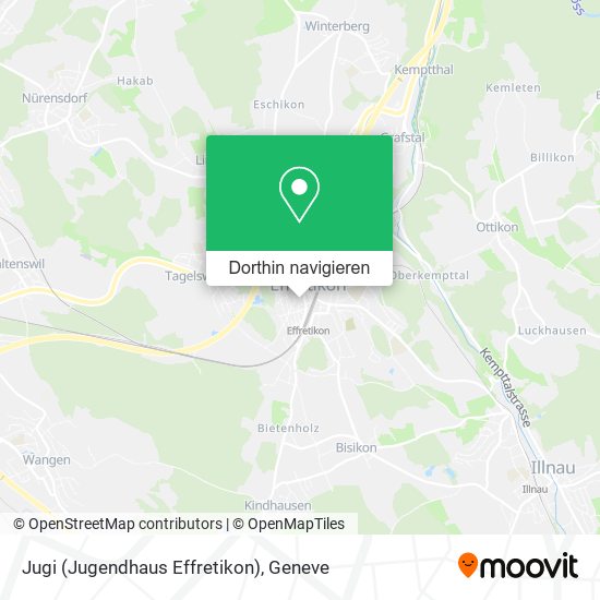 Jugi (Jugendhaus Effretikon) Karte