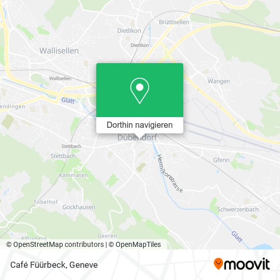 Café Füürbeck Karte