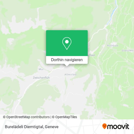 Burelädeli Diemtigtal Karte
