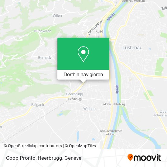 Coop Pronto, Heerbrugg Karte