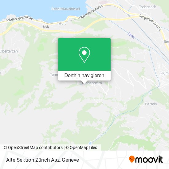 Alte Sektion Zürich Asz Karte