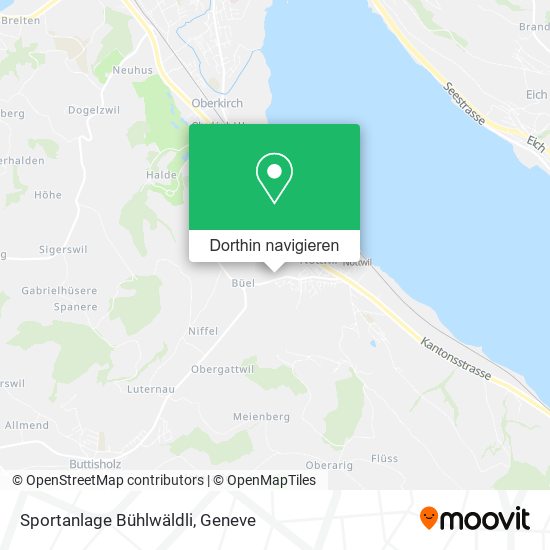 Sportanlage Bühlwäldli Karte