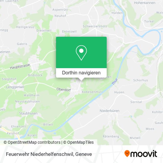 Feuerwehr Niederhelfenschwil Karte
