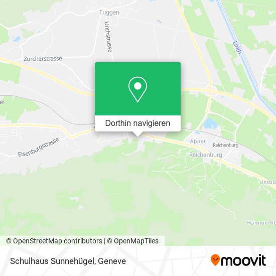 Schulhaus Sunnehügel Karte