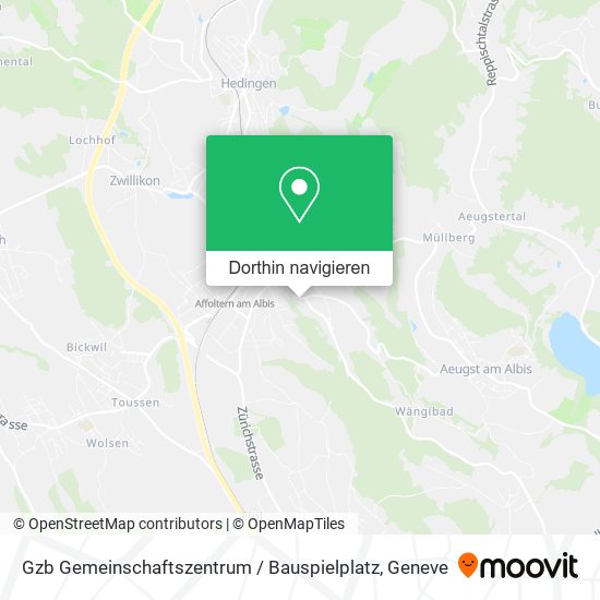 Gzb Gemeinschaftszentrum / Bauspielplatz Karte