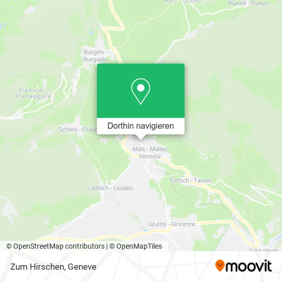 Zum Hirschen Karte