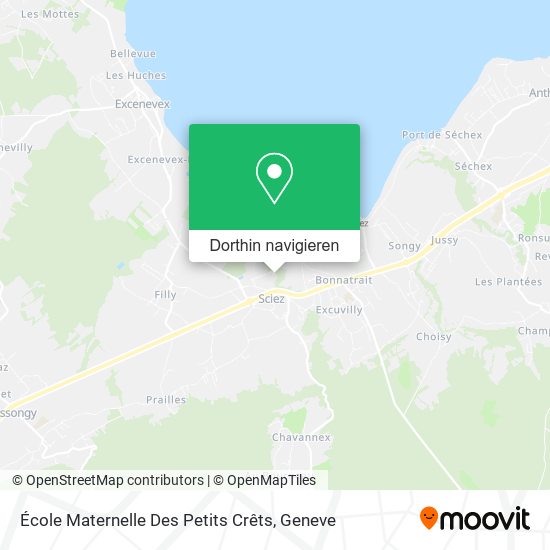 École Maternelle Des Petits Crêts Karte