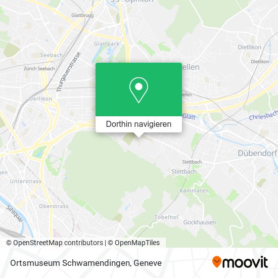 Ortsmuseum Schwamendingen Karte