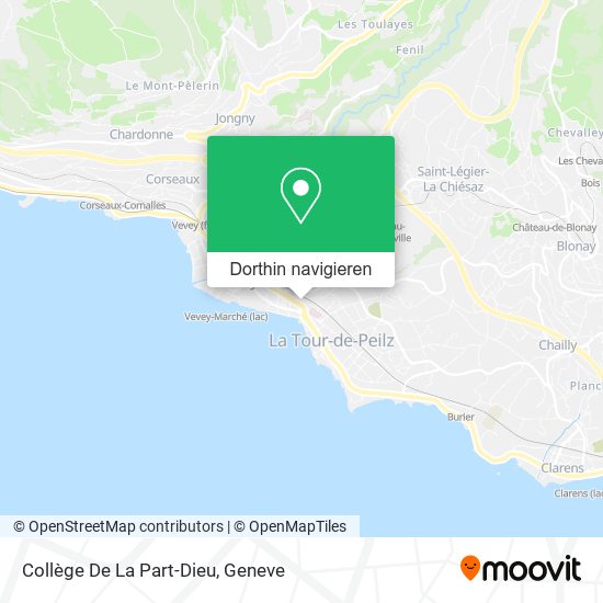 Collège De La Part-Dieu Karte