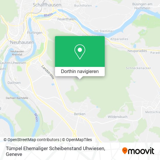 Tümpel Ehemaliger Scheibenstand Uhwiesen Karte