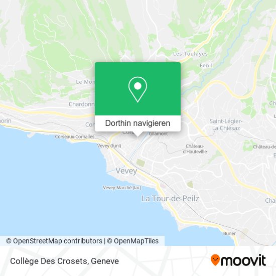 Collège Des Crosets Karte
