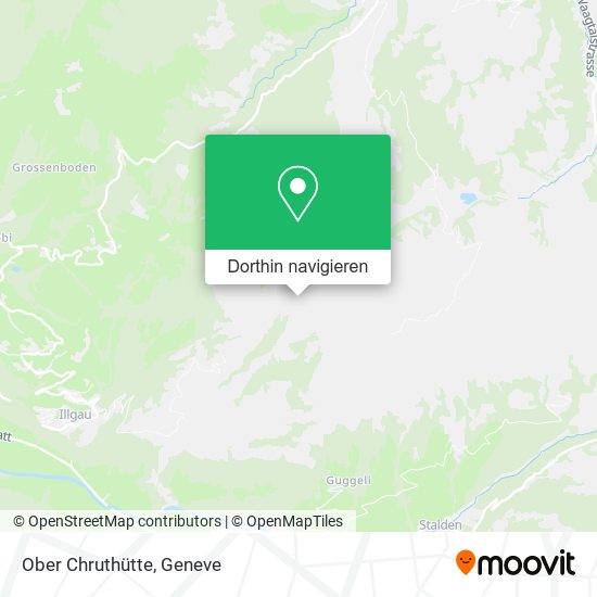 Ober Chruthütte Karte