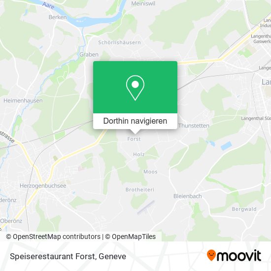Speiserestaurant Forst Karte