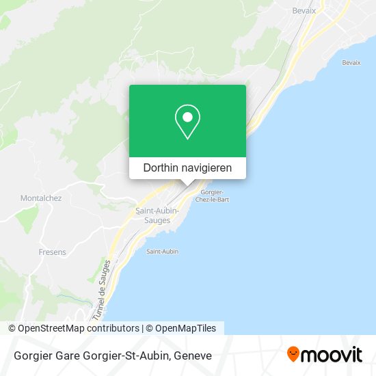 Gorgier Gare Gorgier-St-Aubin Karte