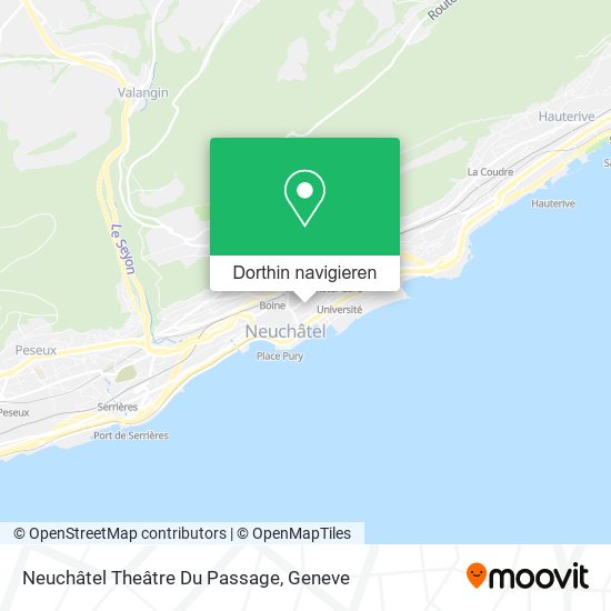 Neuchâtel Theâtre Du Passage Karte