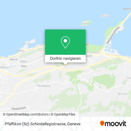 Pfäffikon (Sz) Schindellegistrasse Karte