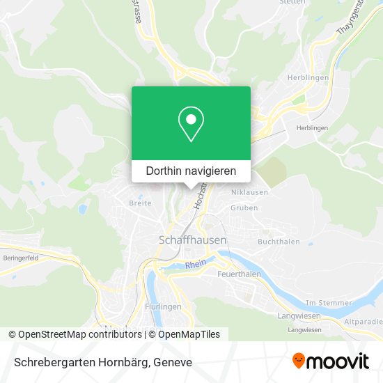 Schrebergarten Hornbärg Karte