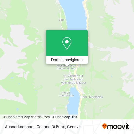 Ausserkaschon - Casone Di Fuori Karte