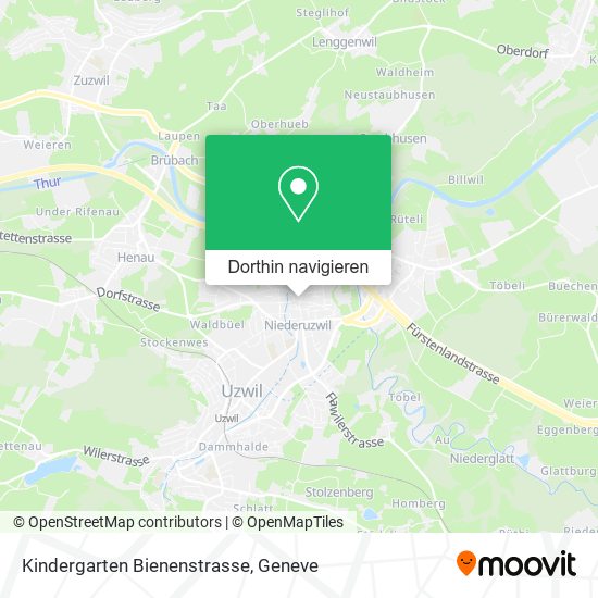 Kindergarten Bienenstrasse Karte