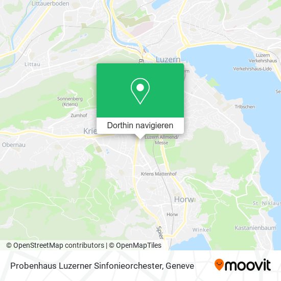 Probenhaus Luzerner Sinfonieorchester Karte