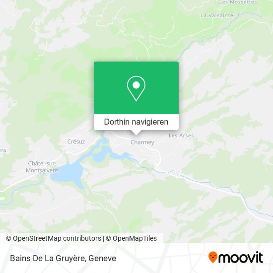 Bains De La Gruyère Karte