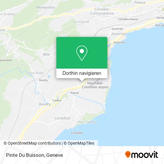 Pinte Du Buisson Karte
