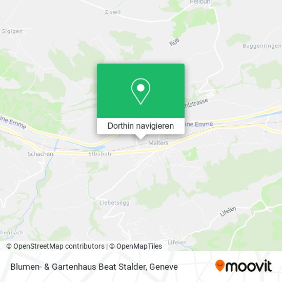 Blumen- & Gartenhaus Beat Stalder Karte