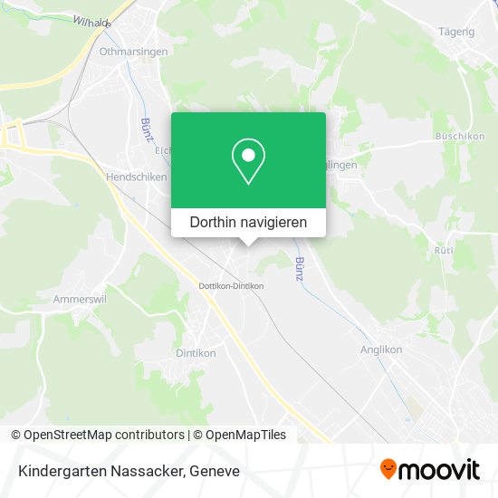 Kindergarten Nassacker Karte