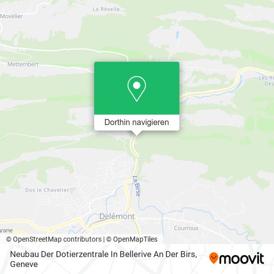 Neubau Der Dotierzentrale In Bellerive An Der Birs Karte