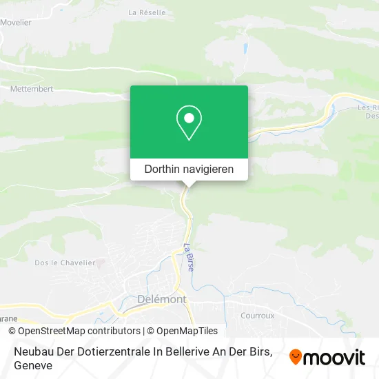 Neubau Der Dotierzentrale In Bellerive An Der Birs Karte