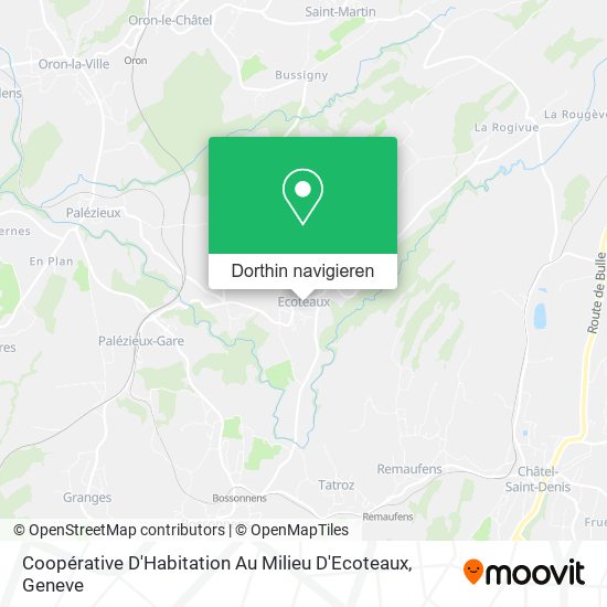 Coopérative D'Habitation Au Milieu D'Ecoteaux Karte
